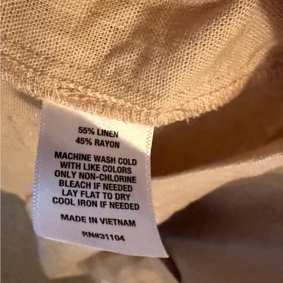 Wonderly dress Button Front Midi Shirtdress khaki neutral size 3X - Picture 6 of 6